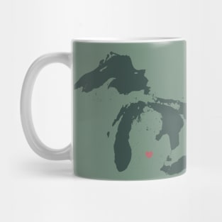 Michigan Love Mug